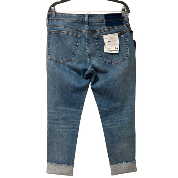 Rag & Bone Dre Low Rise Slim Boyfriend Jeans in Mick (29) - Picture 7 of 14
